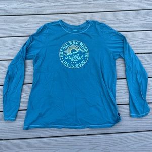 Life is Good Womens long sleeve tee